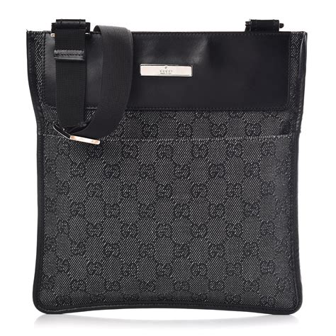 gucci messenger bag women|gucci black messenger bag women's.